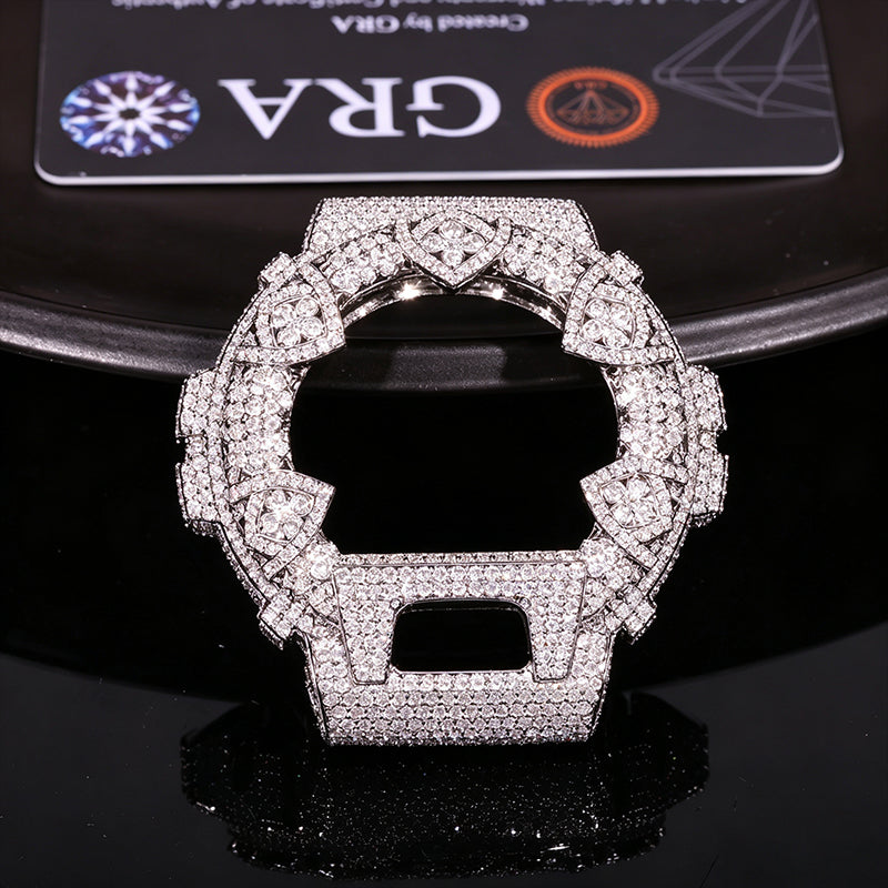 DW-6900 Hip Hop Iced Moissanite Watch Bezel