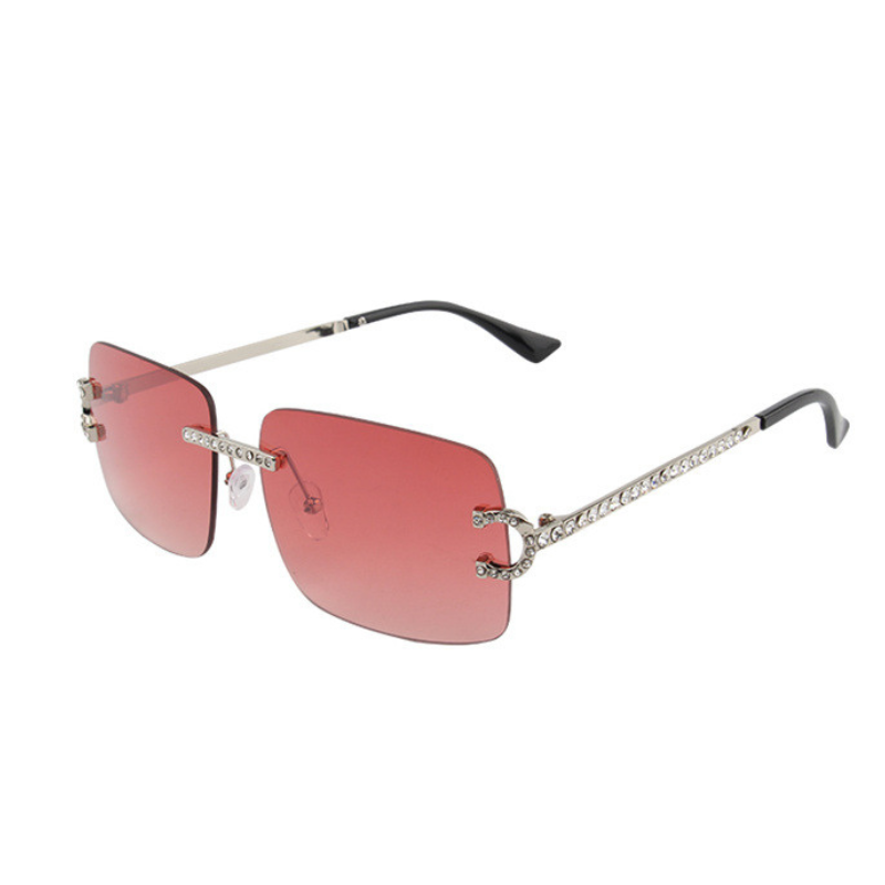 Fashion Frameless Diamond Sunglasses