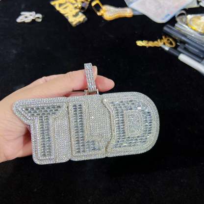 S925 Moissanite Custom Number 2 Set（customizable）