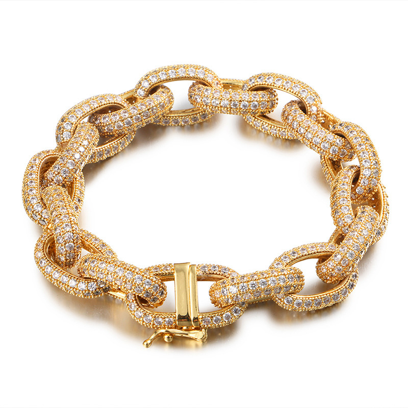 13mm Moissanite Circle Wrap O-Shaped Bracelet