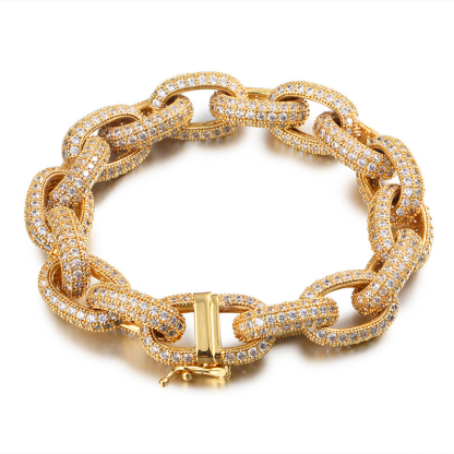 13mm Moissanite Circle Wrap O-Shaped Bracelet