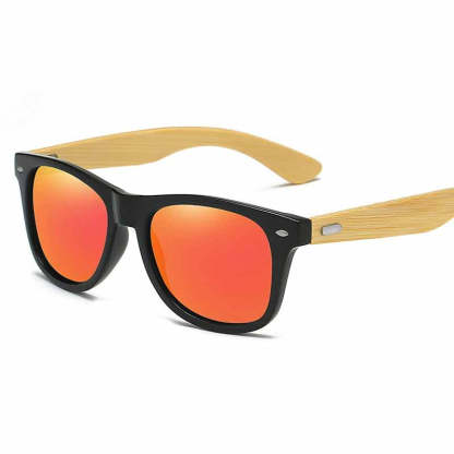 Vintage Bamboo Temples Polarized Sunglasses