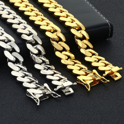 30mm/40mm Classic Glossy Cuban Bracelet