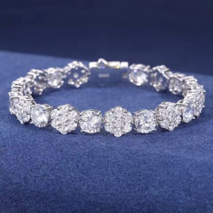 10mm S925 Moissanite Tennis Bracelet