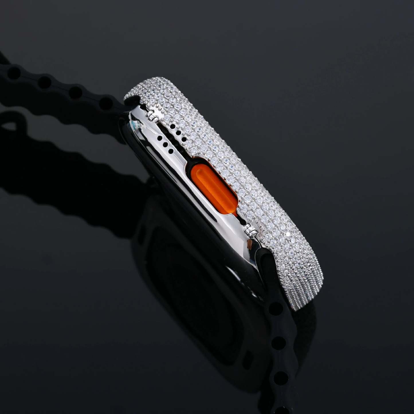49mm Apple Watch Ultra Moissanite Bezel
