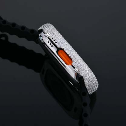 49mm Apple Watch Ultra Moissanite Bezel