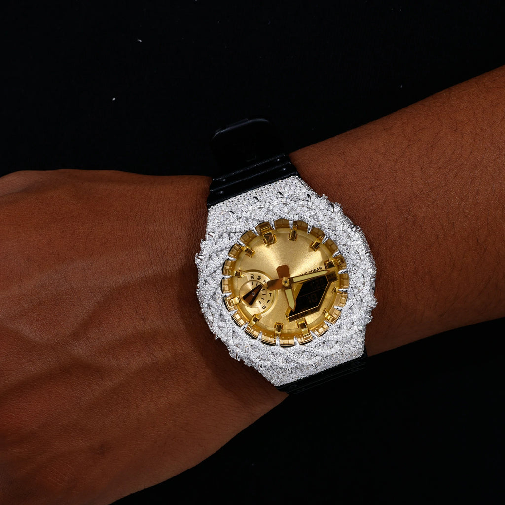 Moissanite Thorn Spiked Watch Case for GA2100
