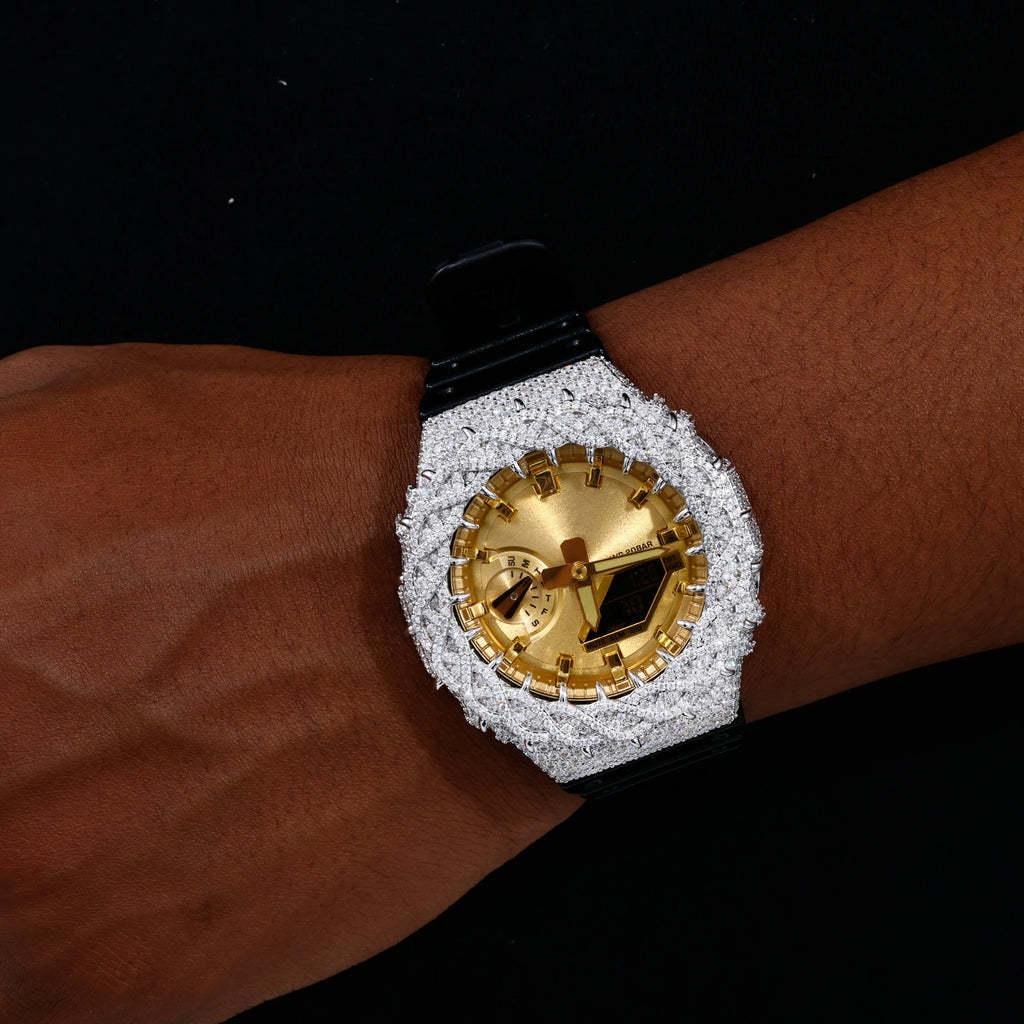 Moissanite Thorn Spiked Watch Case for GA2100