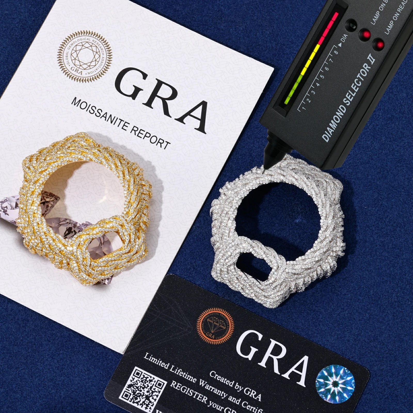 Moissanite Rope Watch Case for DW6900 SERIES