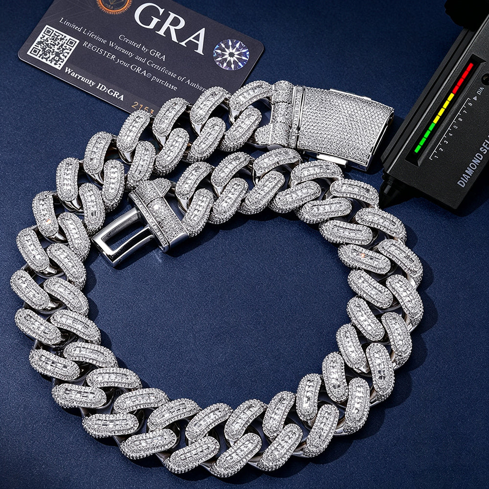 29mm S295 Moissanite Miami Cuban Chain 
