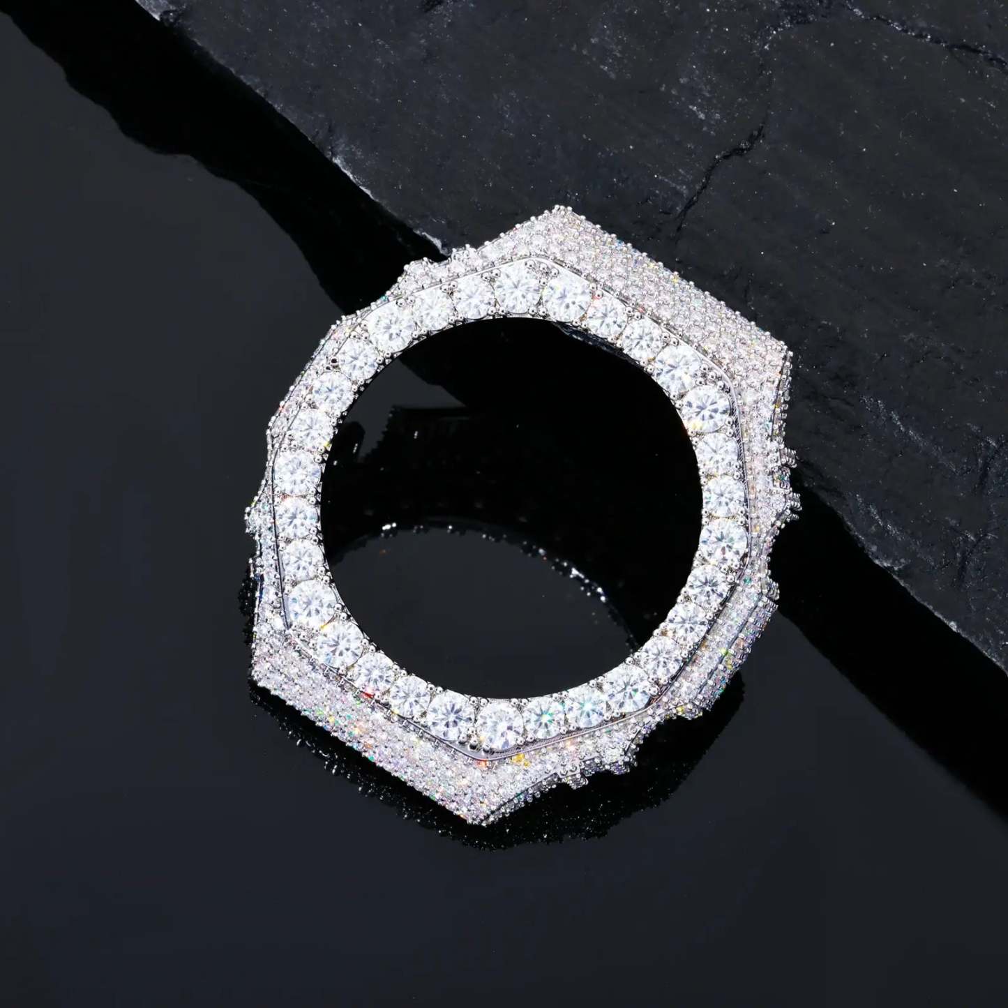 Moissanite Watch Case For GA2100GB-A1