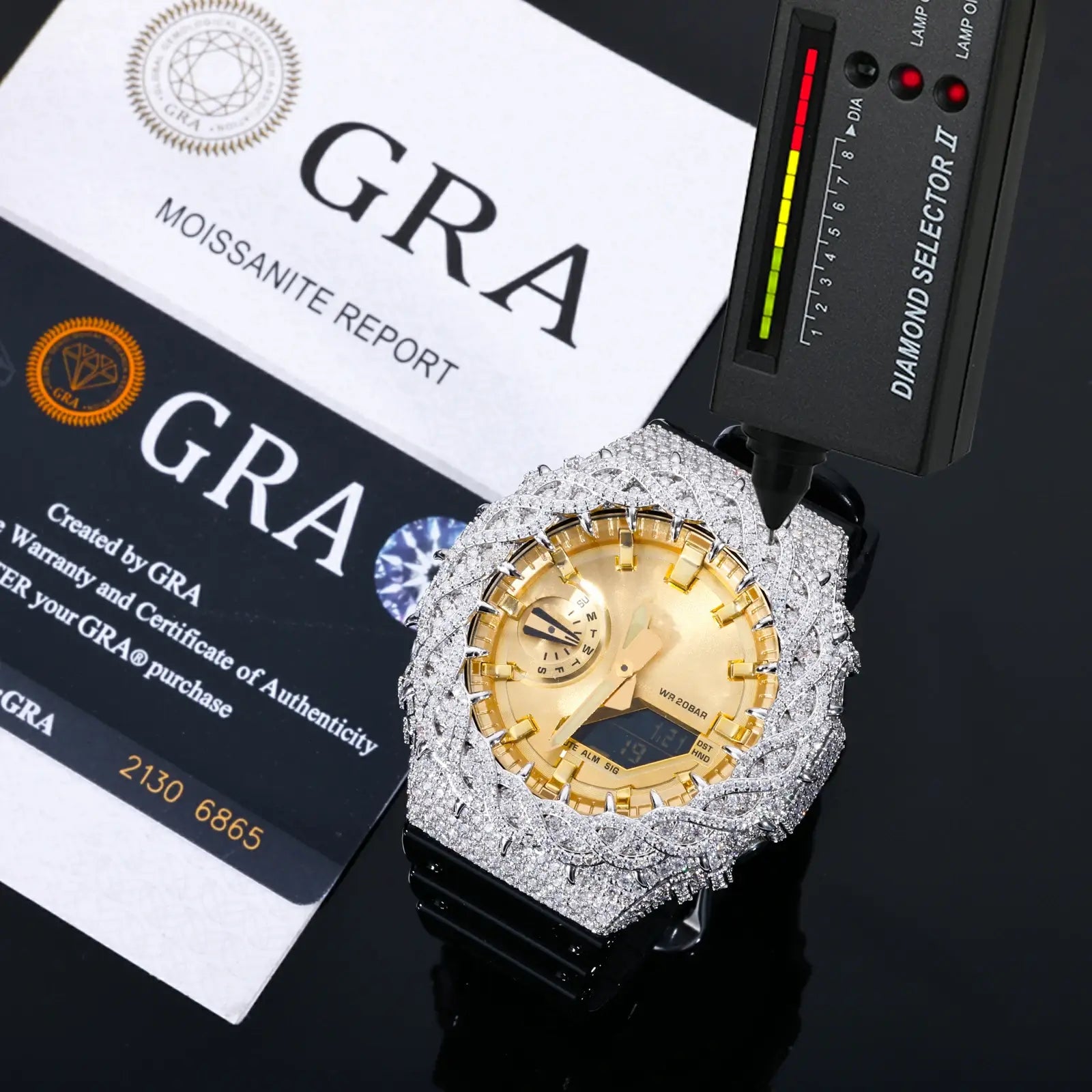 Moissanite Thorn Spiked Watch Case for GA2100