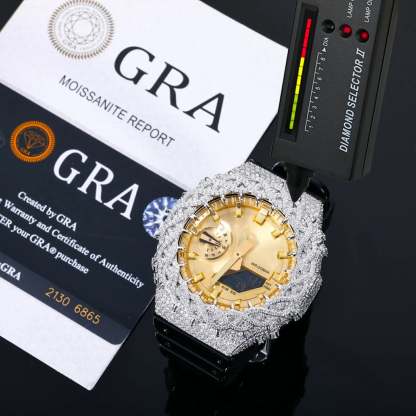Moissanite Thorn Spiked Watch Case for GA2100