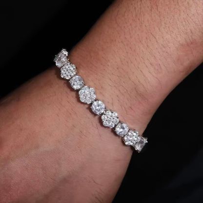 10mm S925 Moissanite Tennis Bracelet