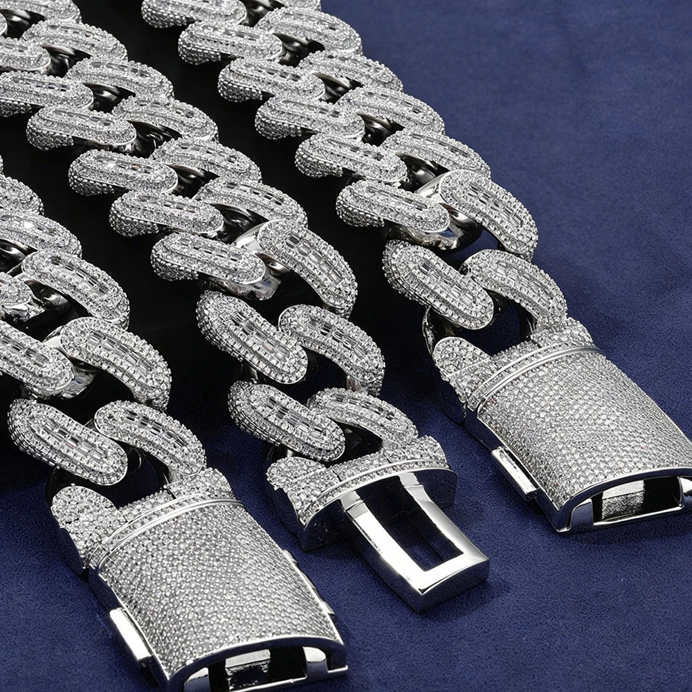 29mm S295 Moissanite Miami Cuban Chain 