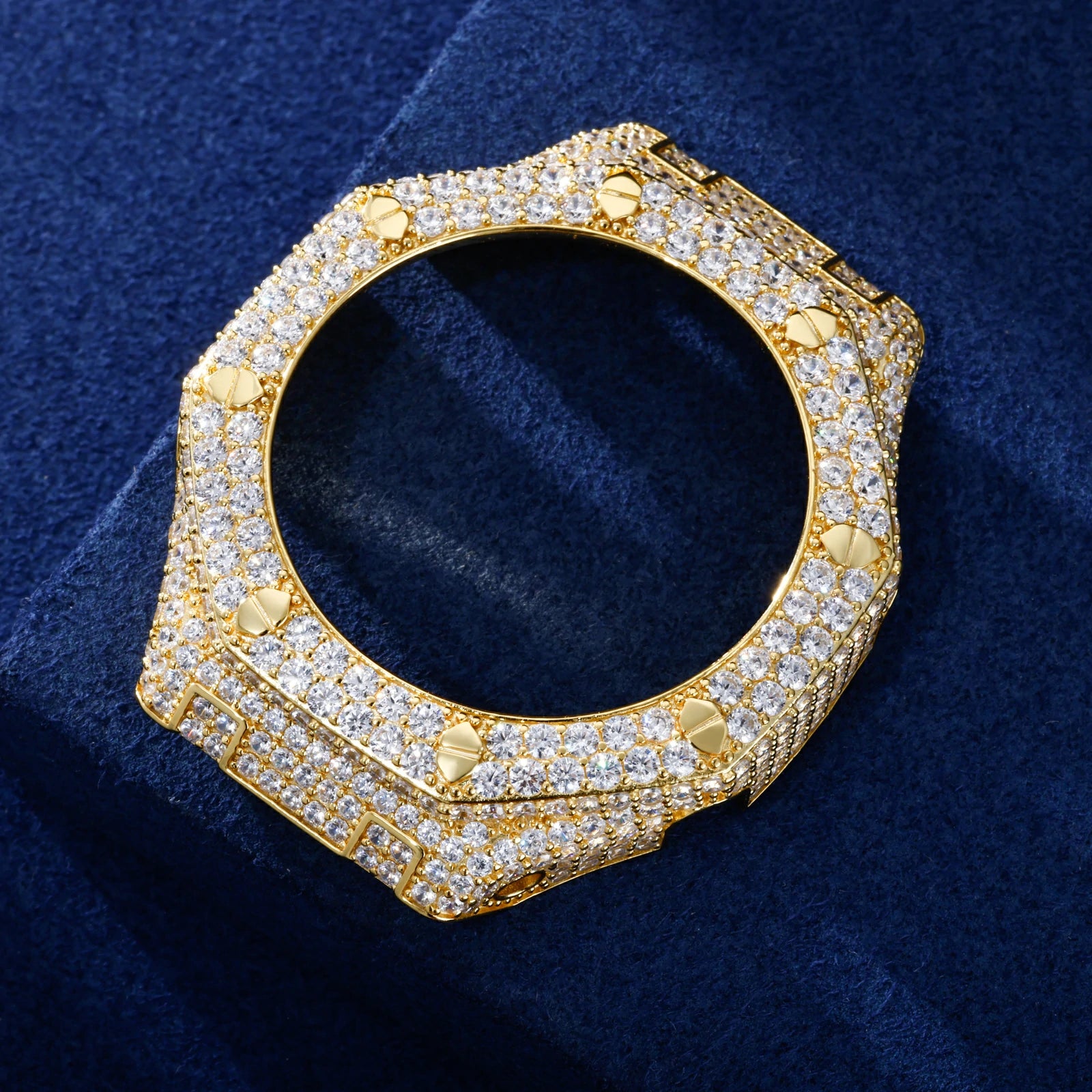 Moissanite Iced Out  Bezel For GA2100GB-A1 Watch