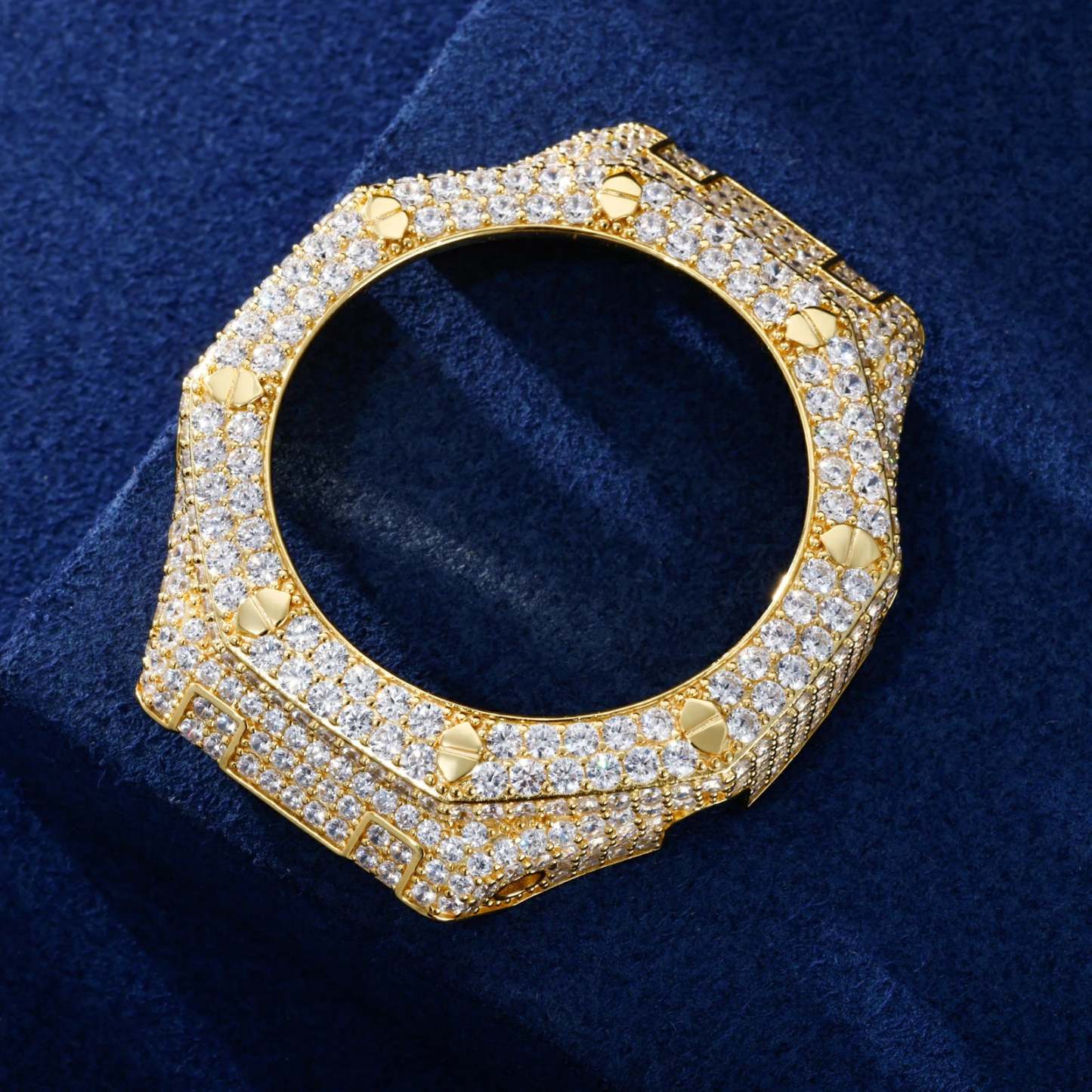 Moissanite Iced Out  Bezel For GA2100GB-A1 Watch