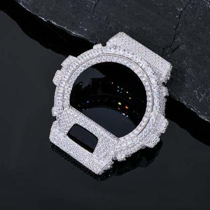Iced Out Moissanite Shell DW6900RL-1AC