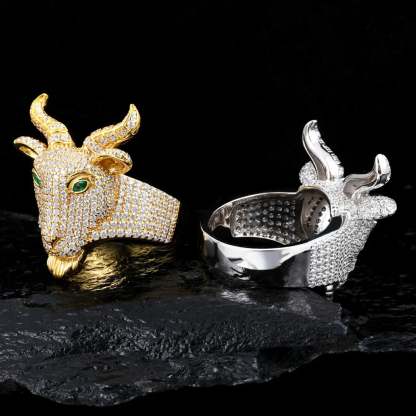 Moissanite Unique Sheep Ring