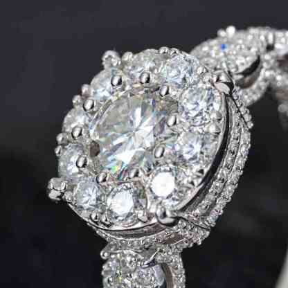 Moissanite Brilliant and Elegant Princess Ring