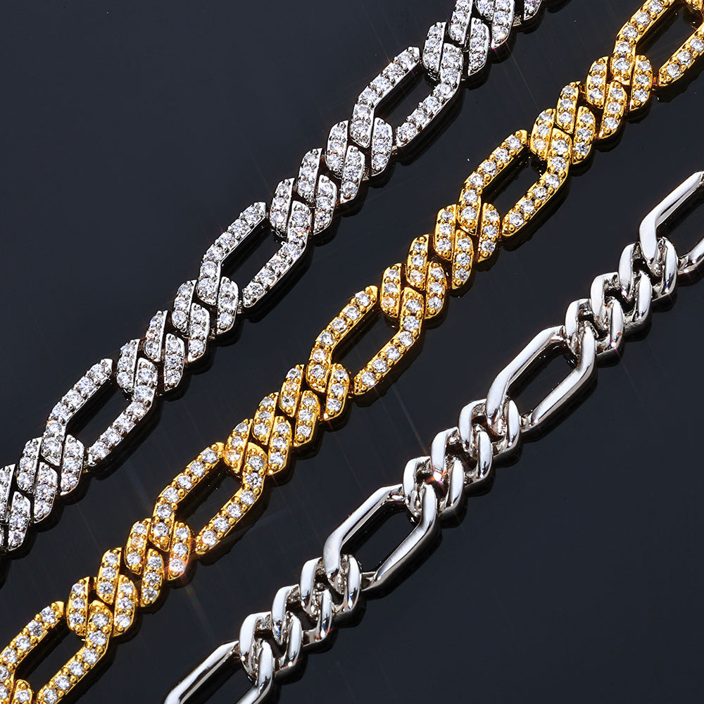 7mm Round Moissanite Cuban Chain
