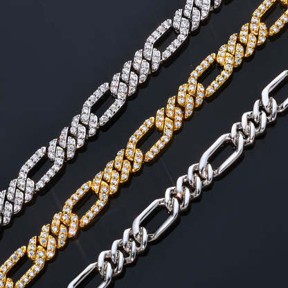 7mm Round Moissanite Cuban Chain