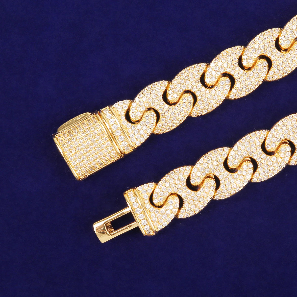 Moissanite Trendy Cuban Chain