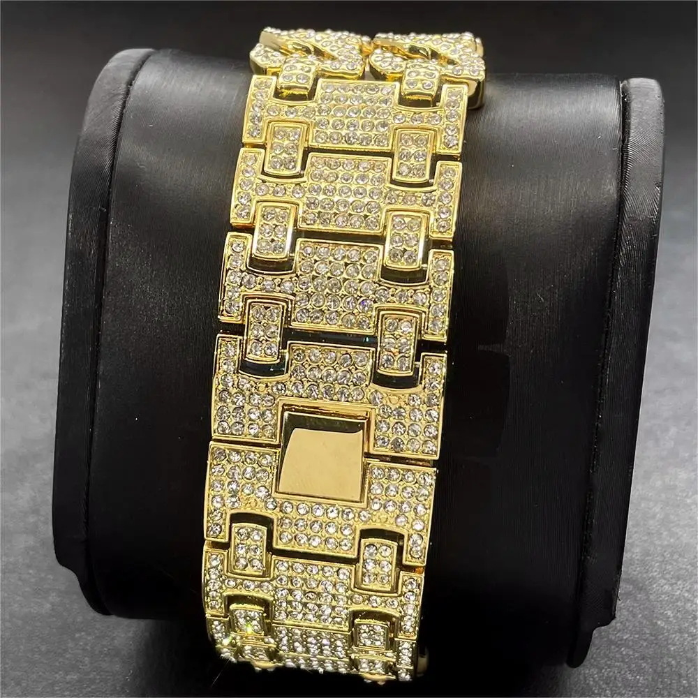 Iced-out Diamond Moissanite Watch