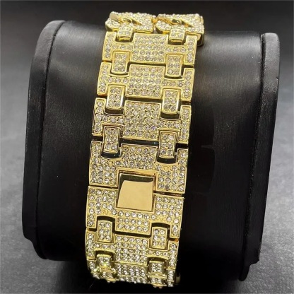 Iced-out Diamond Moissanite Watch