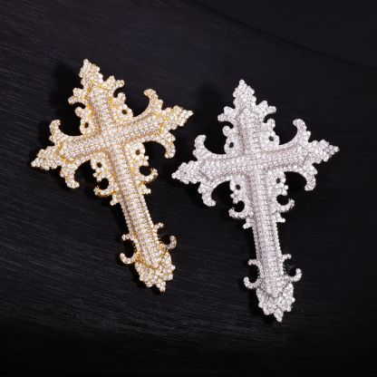 S925 Moissanite Trendy Cross Pendant