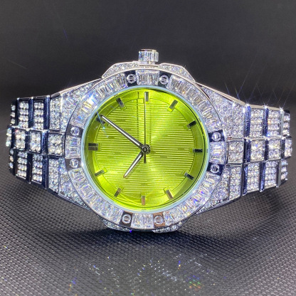 Stylish Fully Paved Moissanite Watch