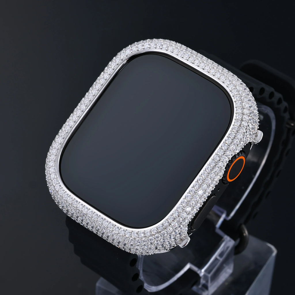 49mm Apple Watch Ultra Moissanite Bezel