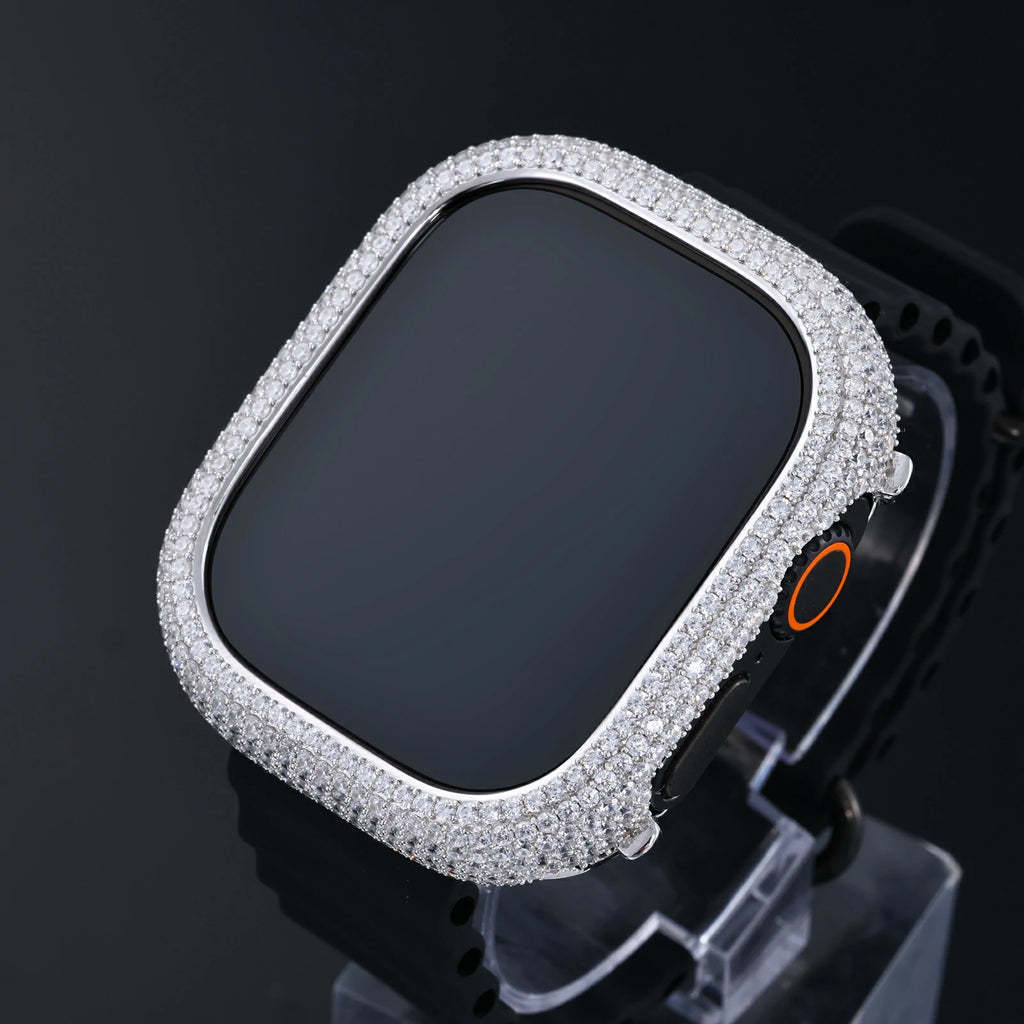 49mm Apple Watch Ultra Moissanite Bezel