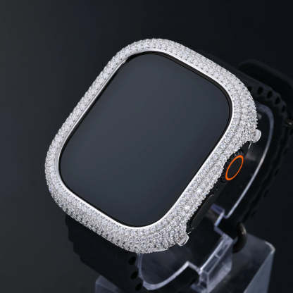 49mm Apple Watch Ultra Moissanite Bezel