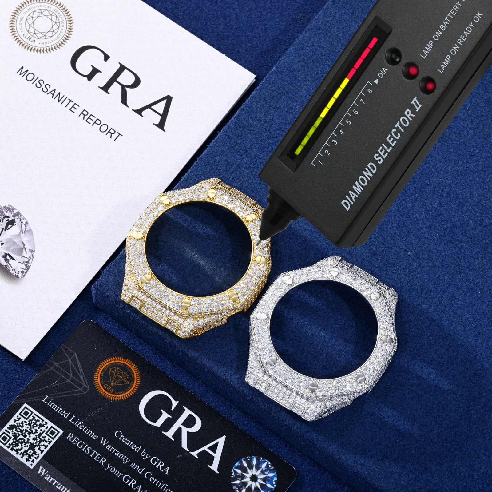 Moissanite Iced Out  Bezel For GA2100GB-A1 Watch