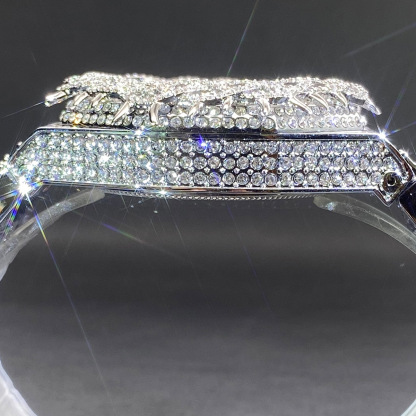 Iced Out Thorn Crown Men Watch 