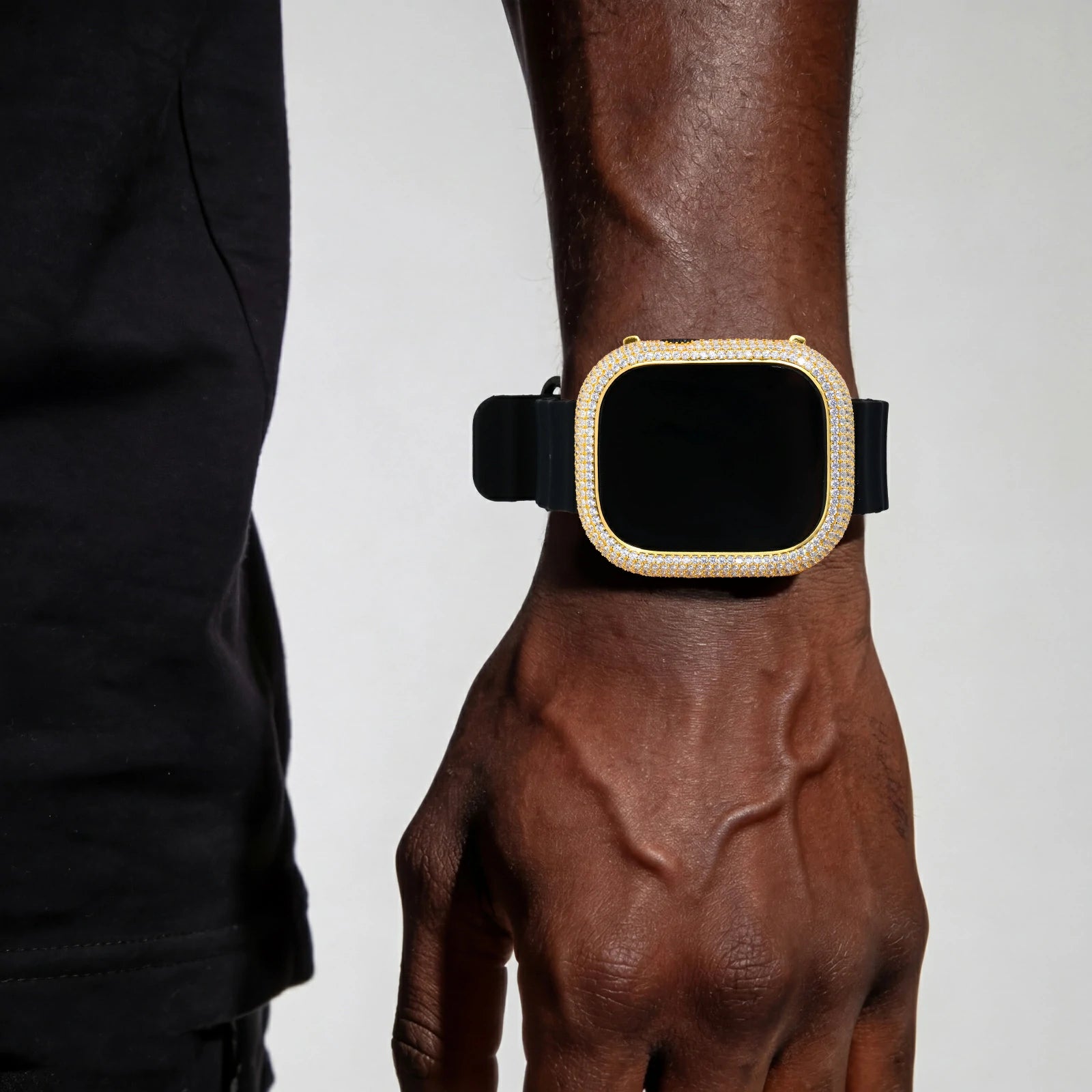 49mm Apple Watch Ultra Moissanite Bezel
