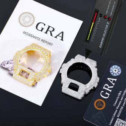 Iced Out Moissanite Shell DW6900RL-1AC