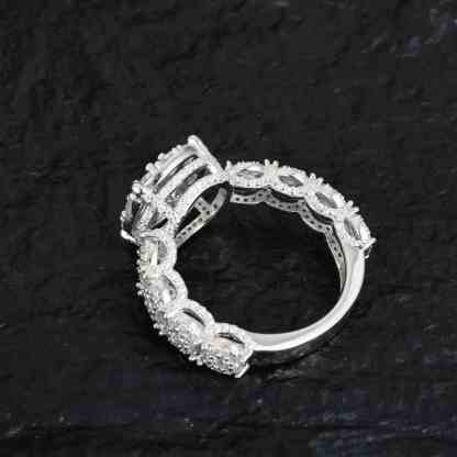 Moissanite Brilliant and Elegant Princess Ring