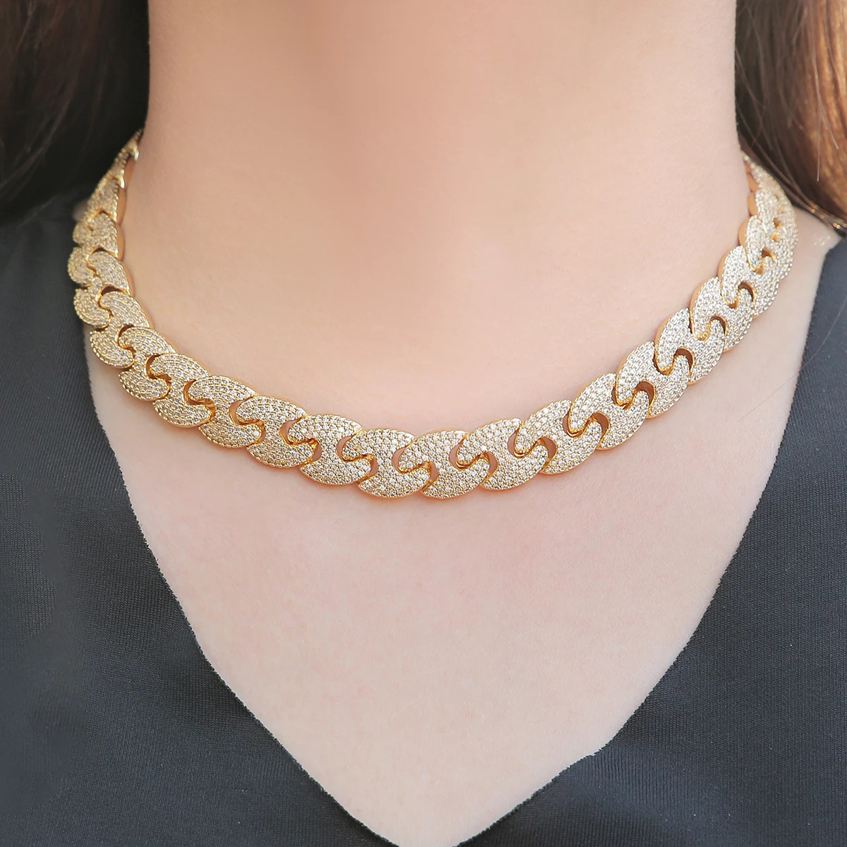 Moissanite Trendy Cuban Chain