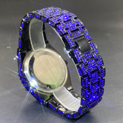 Niche Moissanite Watch with Luminous Hands