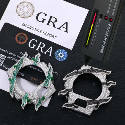 S925 Moissanite Flame Watch Case for DW6900 SERIES