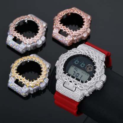 Moissanite Vine Thorns Watch Case for DW6900 SERIES