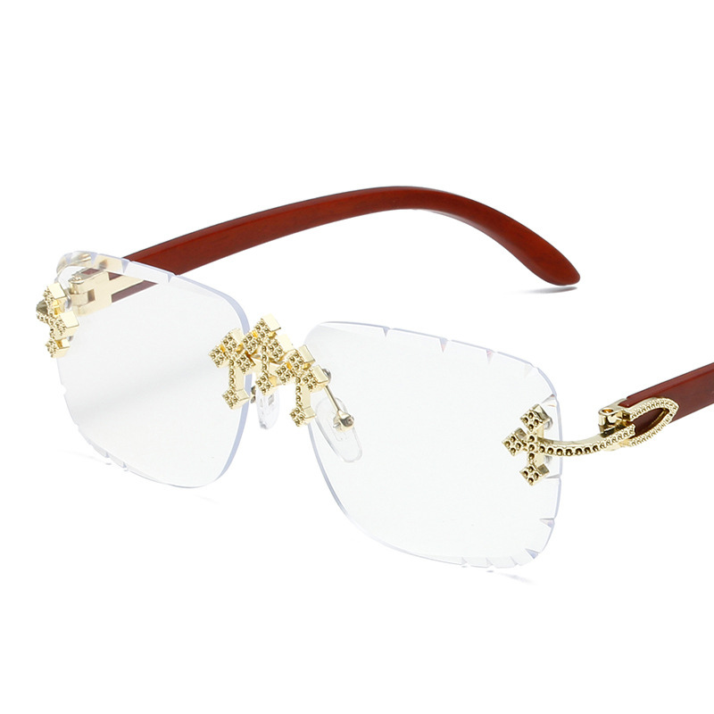 Fashionable Patterned Frameless Sunglasses