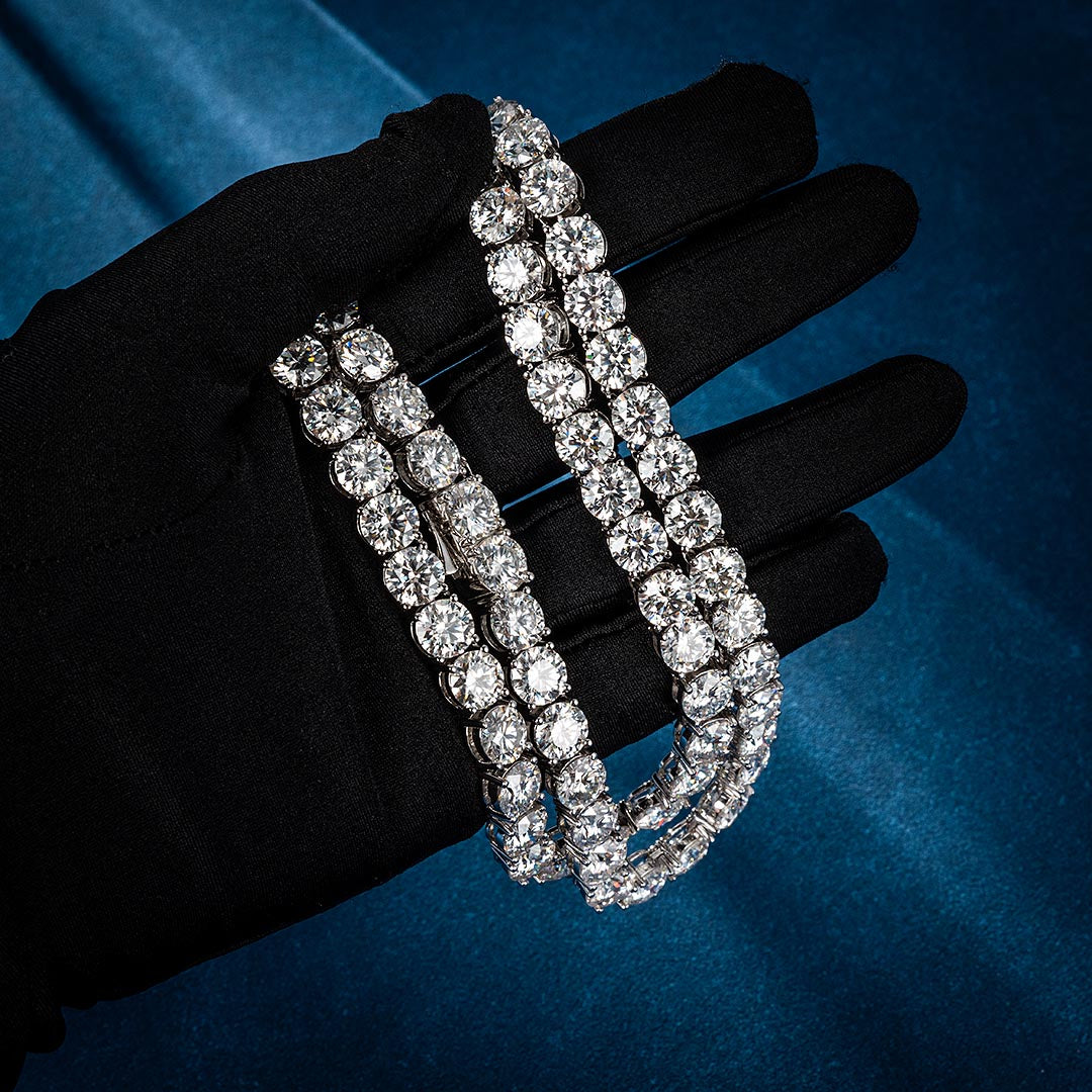 S925 Moissanite Tennis Bracelet For Men