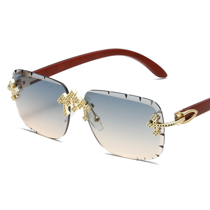 Fashionable Patterned Frameless Sunglasses