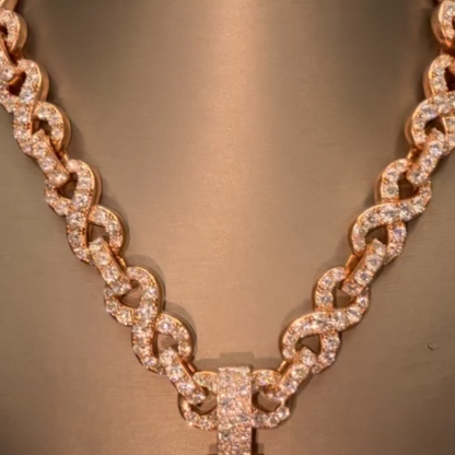 S925 Moissanite Frosted Finish Jesus Set