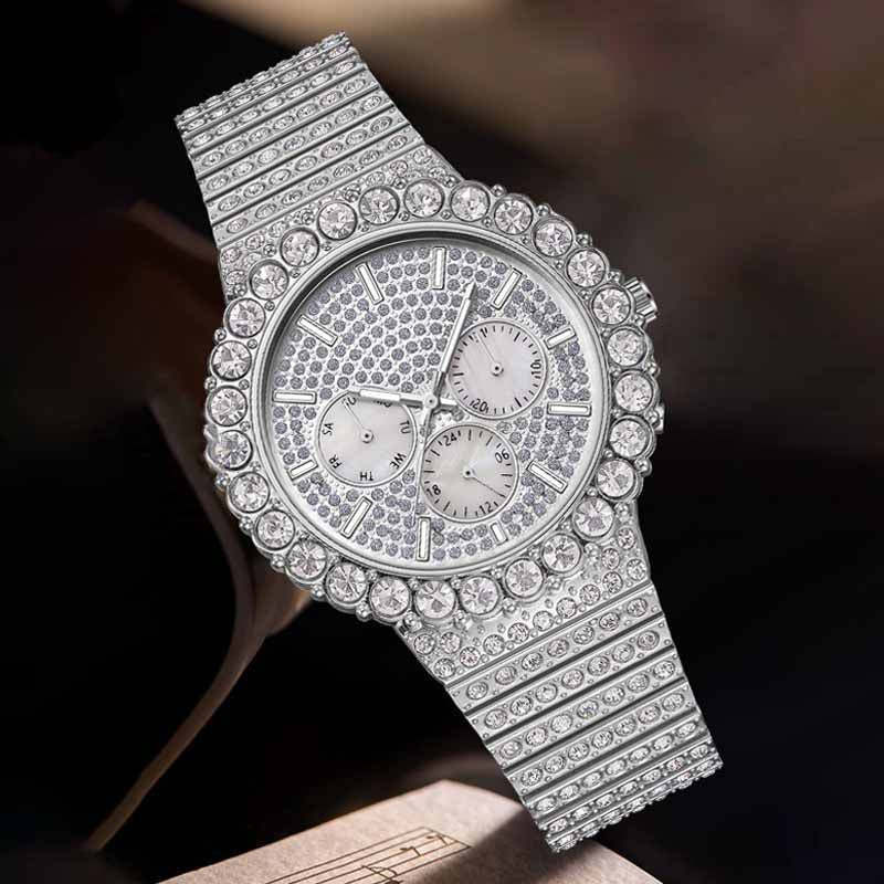 Moissanite Hip Hop Classic Watch