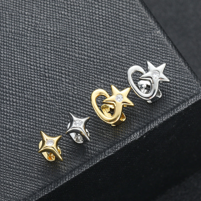 Moissanite Pentagram Creative Grillz