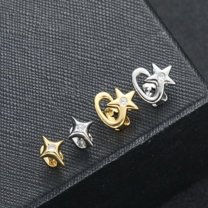 Moissanite Pentagram Creative Grillz